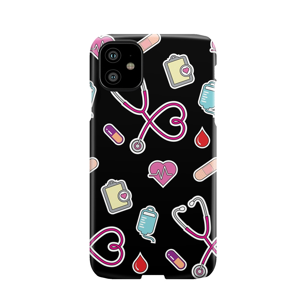 Nursing Life - Dark Print Phone Case
