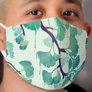 O Ginkgo (in Green) Cloth Face Mask