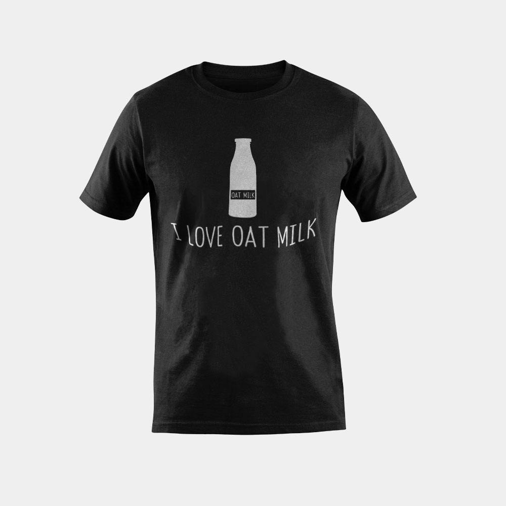 Oat Milk Non dairy milk Dairy free milk I Love Oat Milk Gift T-Shirt