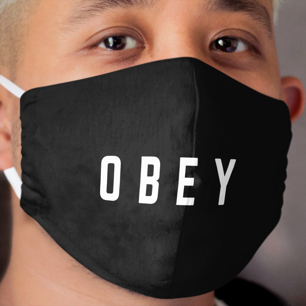 Obey Cloth Face Mask