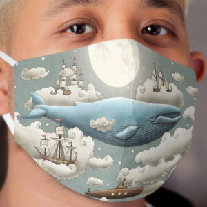 Ocean Meets Sky Cloth Face Mask