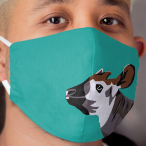 Okapi portrait Cloth Face Mask