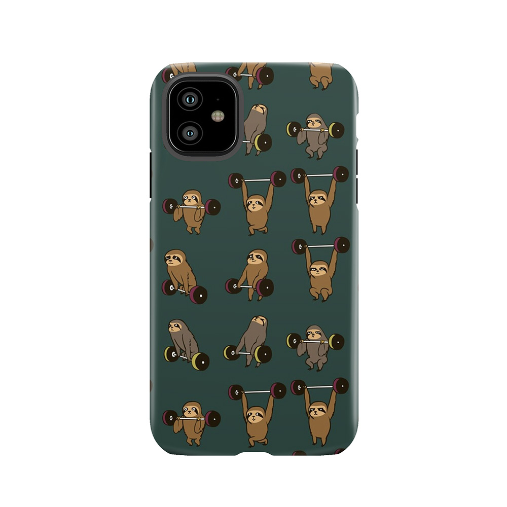 Olympic Lifting Sloths Tough Phone Case