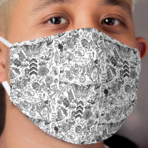 One Direction Tattoos Cloth Face Mask