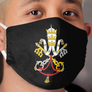 One Holy Catholic Church - Black Cloth Face Mask