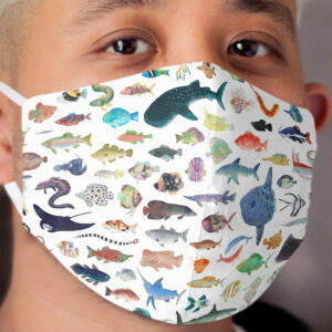 One Hundred Fish Cloth Face Mask