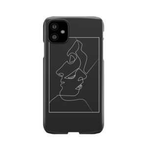 One Line Sketch X Love Phone Case