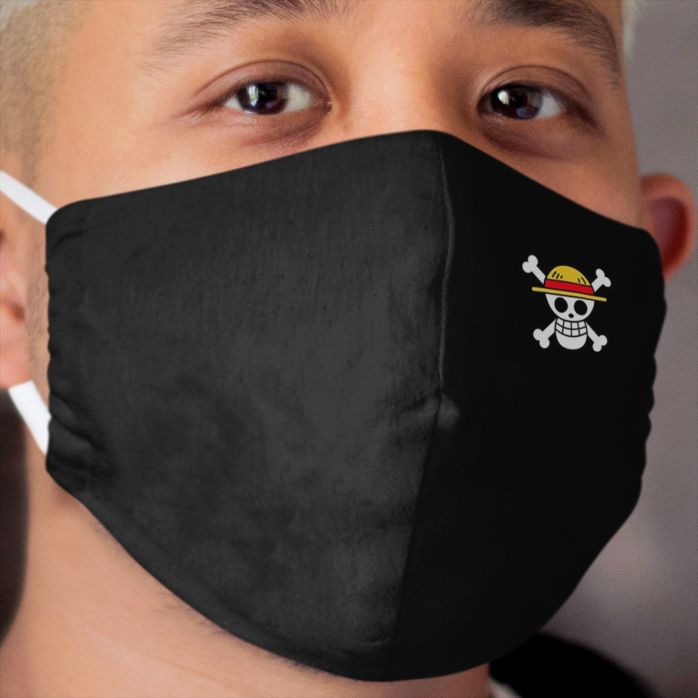 One piece Cloth Face Mask