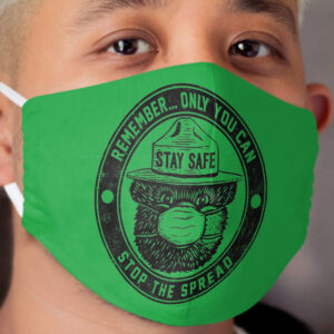 Only You Can Stop The Spread (Smokey inspired) Cloth Face Mask