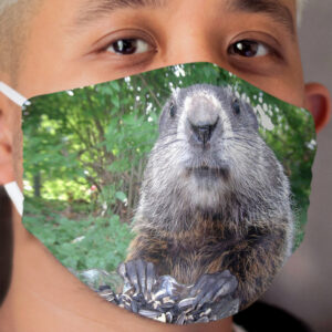 Ostdrossel Groundhog Cloth Face Mask