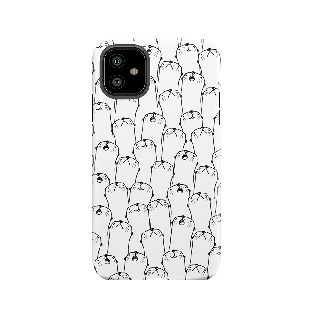 Otter Pattern Tough Phone Case