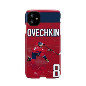 Ovechkin #8 Washington Capitals Home Jersey Phone Case