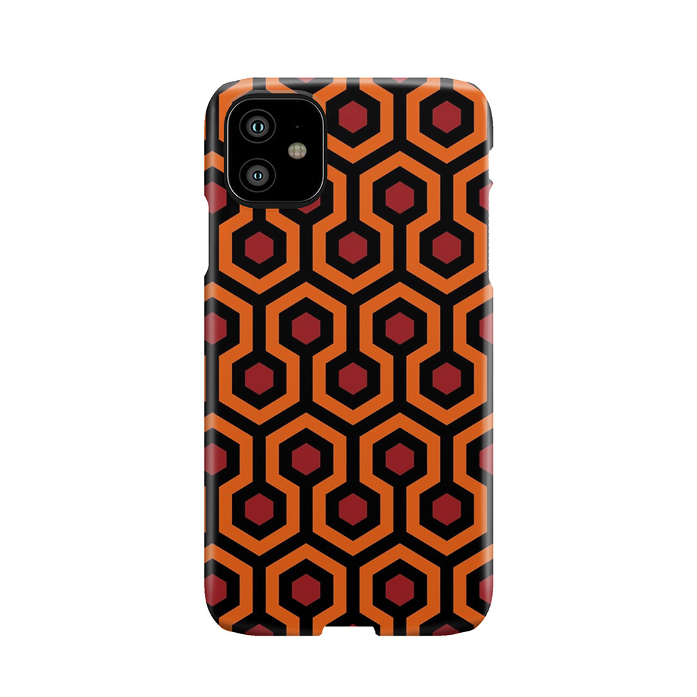Overlook Hotel Carpet From The Shining: Orange/Red/Black Phone Case