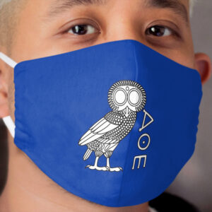 Owl of Athena [White + Ethnicon] Cloth Face Mask