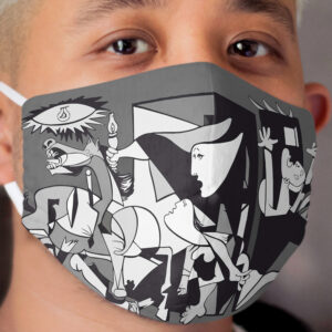 Pablo Picasso Guernica 1937 Artwork Reproduction Cloth Face Mask