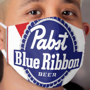 Pabst Blue Ribbon Can Cloth Face Mask