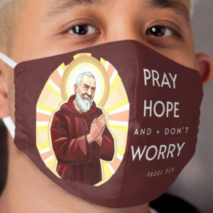 Padre Pio zero concern white Cloth Face Mask