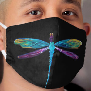 Painted Dragonfly Cloth Face Mask