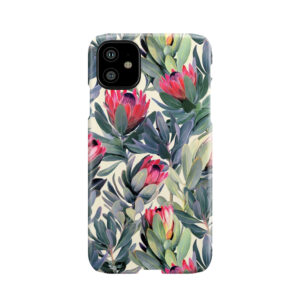 Painted Protea Pattern Phone Case