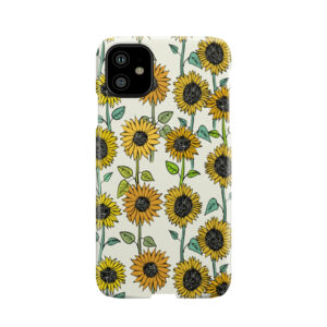 Painted Sunflowers Phone Case