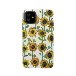 Painted Sunflowers Tough Phone Case