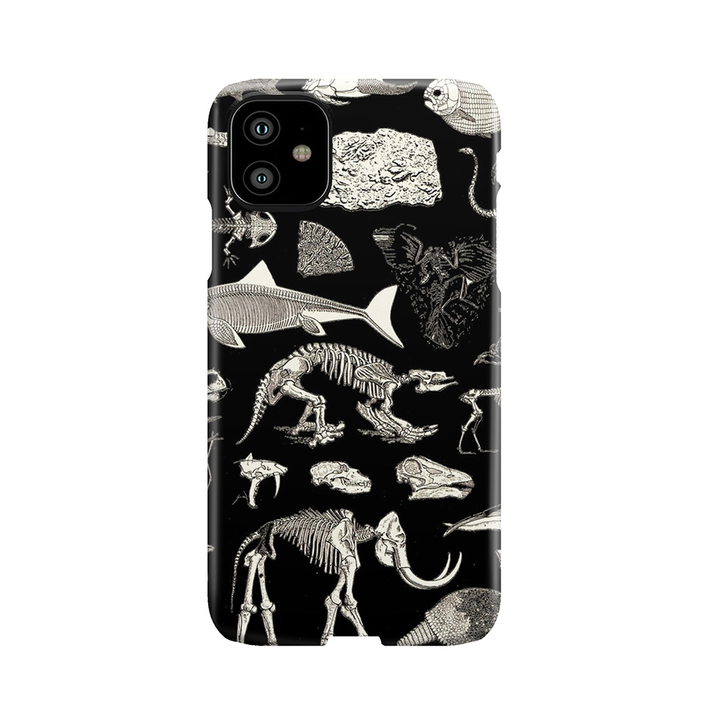 Paleontology Illustration Phone Case