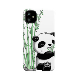 Panda Eating Bamboo Phone Case
