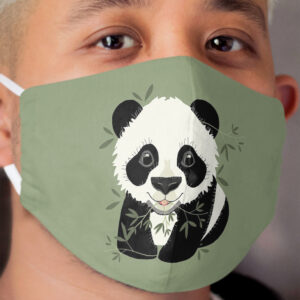 Panda Cloth Face Mask