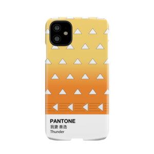 Pantone Kimetsu No Yaiba Zenitsu Agatsuma Thunder Demon Slayer Phone Case