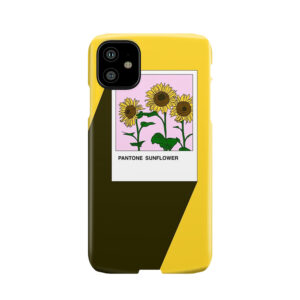 Pantone Sunflower Illustration Phone Case