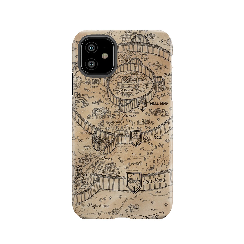 Paradis Map Tough Phone Case