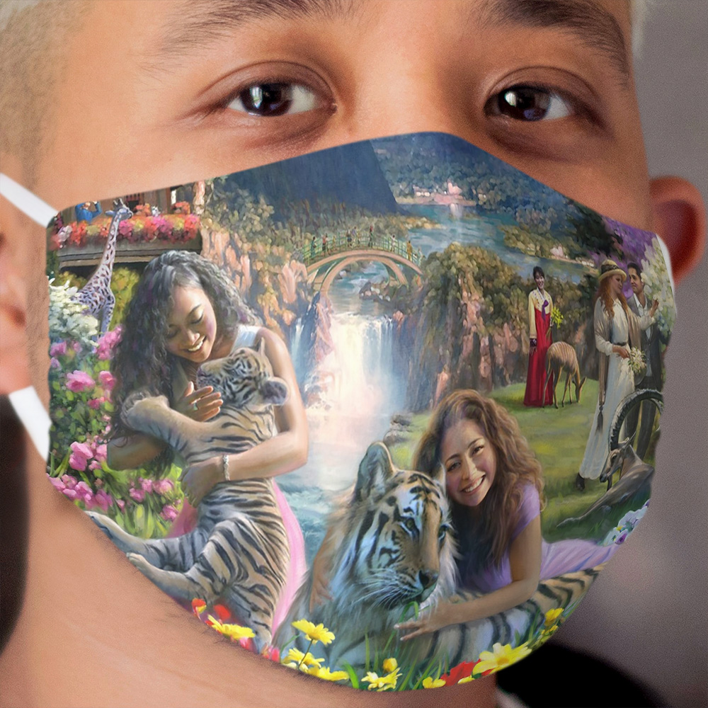 Paradise in Sunset Cloth Face Mask