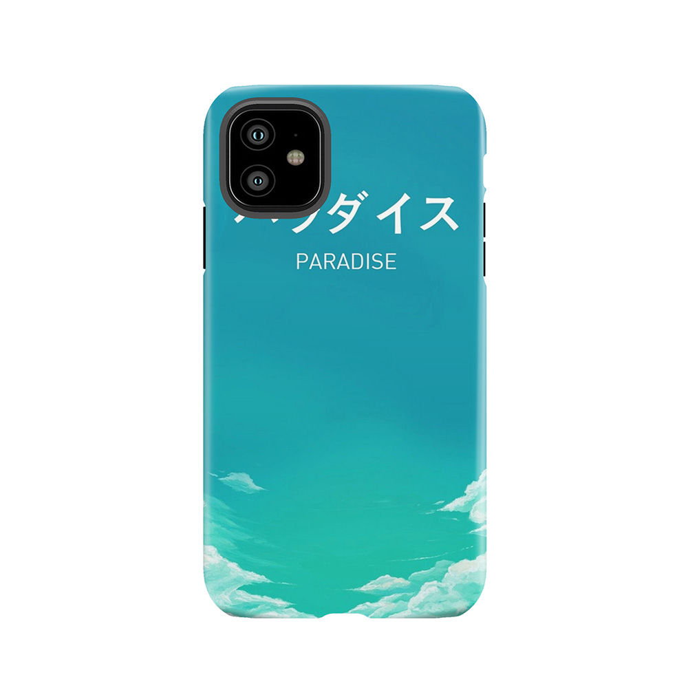 Paradise Japanese Aesthetic Tough Phone Case
