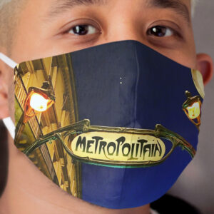 Paris: Metropolitain Cloth Face Mask