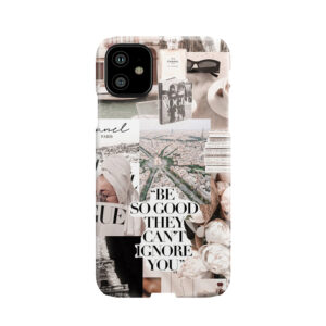 Parisian Mornings Vogue Collage Phone Case