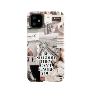 Parisian Mornings Vogue Collage Tough Phone Case