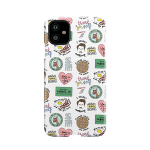 Parks And Recreation Tv Show Art Phone Case