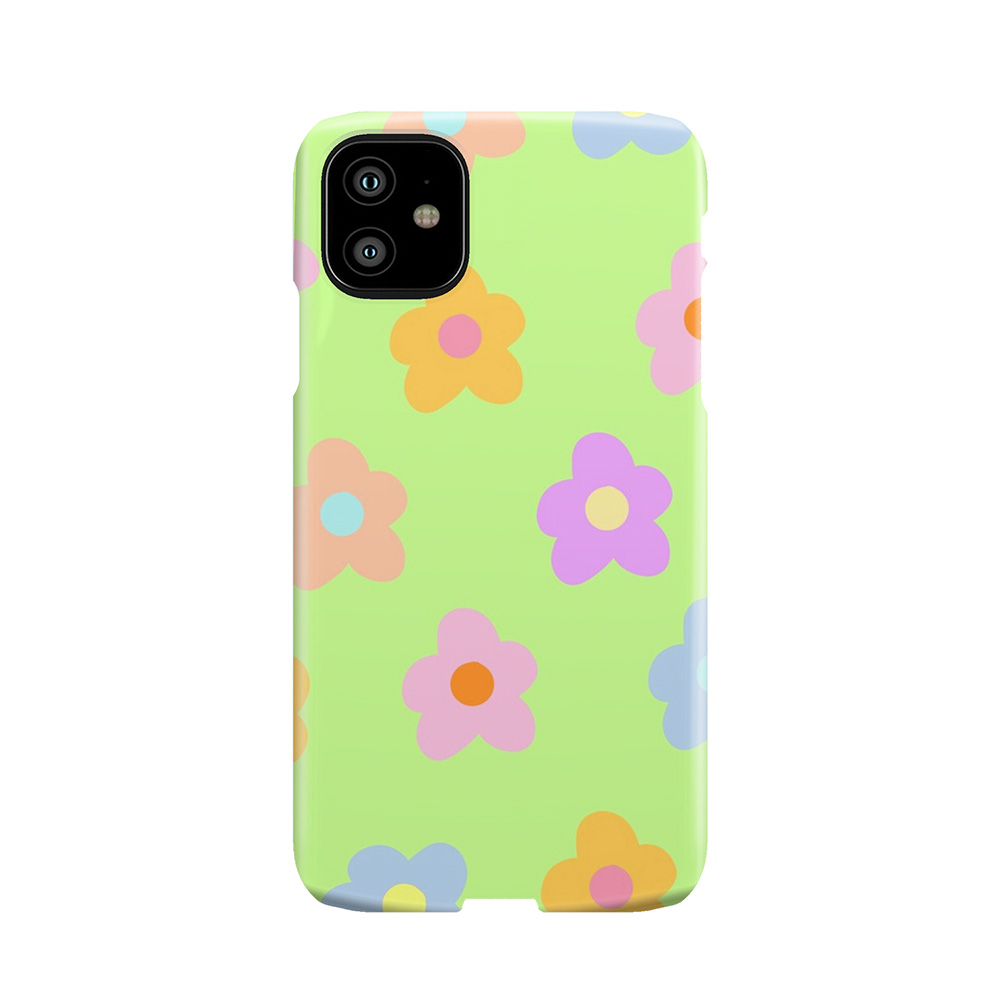 Pastel 5-Petal Flowers Phone Case