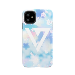 Pastel Floral Seventeen Kpop Tough Phone Case