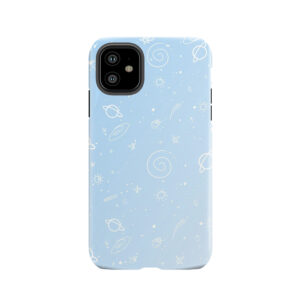 Pastel Galaxy- Blue Tough Phone Case