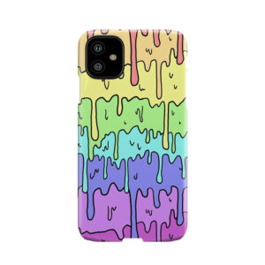 Pastel Kawaii Melting Rainbow Design Phone Case