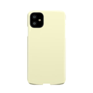 Pastel Lemon Yellow Pale Soft Meringue Yellow Solid Color Phone Case