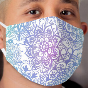 Pastel Mandala Pattern Cloth Face Mask