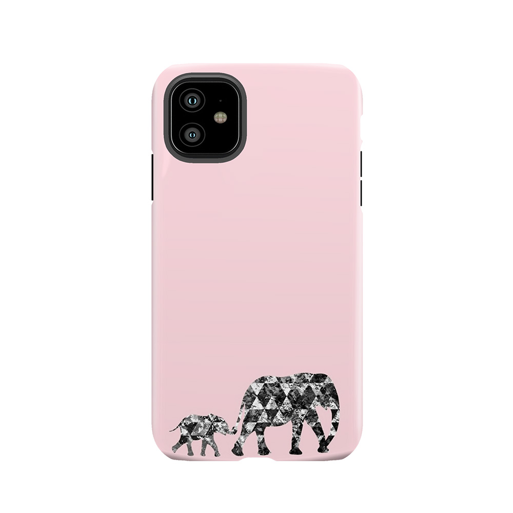 Patchwork Elephant Tough Phone Case
