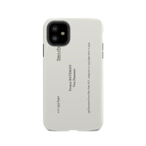 Patrick Bateman Business Card Tough Phone Case