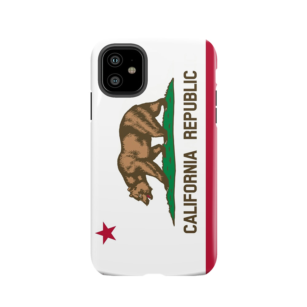 Patriotic Flag Of California Republic Tough Phone Case