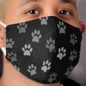 Paw Print Cloth Face Mask