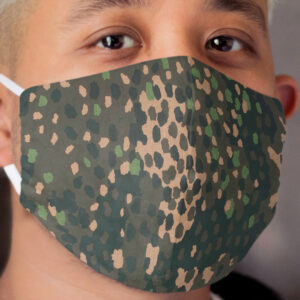 Pea Dot Camo Cloth Face Mask