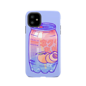 Peach Bubbles Tough Phone Case