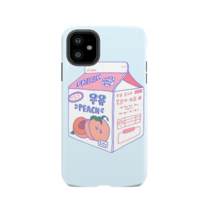 Peach Milk Carton Tough Phone Case